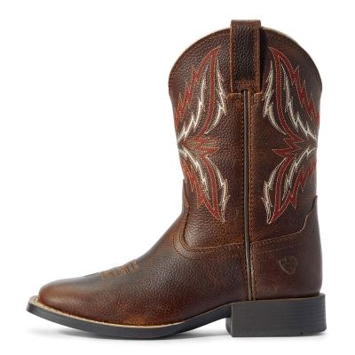 Ariat Arena Rebound Kahverengi Western Csizma Çocuk (27379-886)